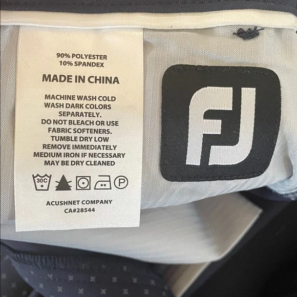 Footjoy navy star design golf pants men’s size 40X32 - Picture 10 of 15